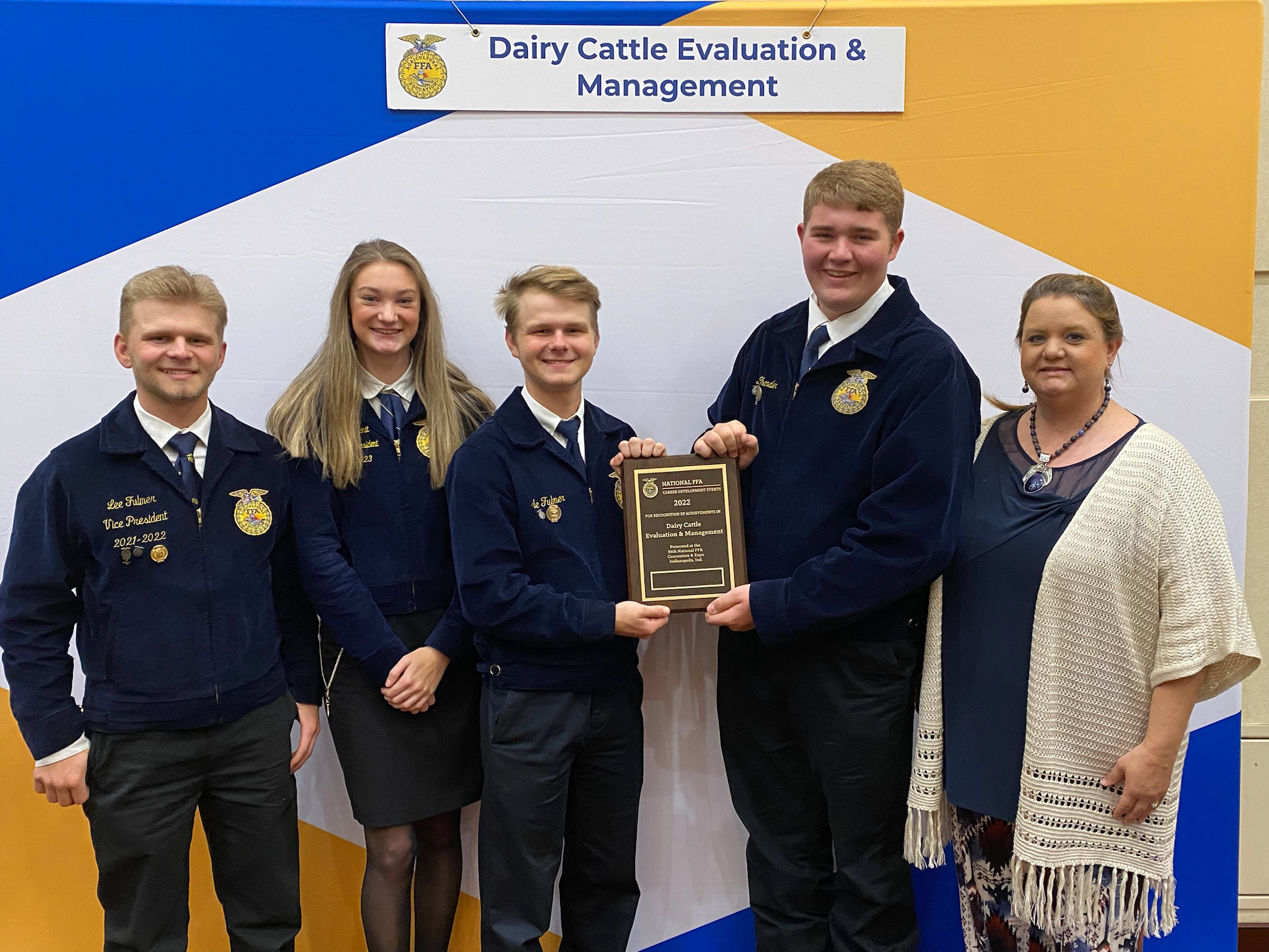 Cattle Evaluation Team at FFA Convention
