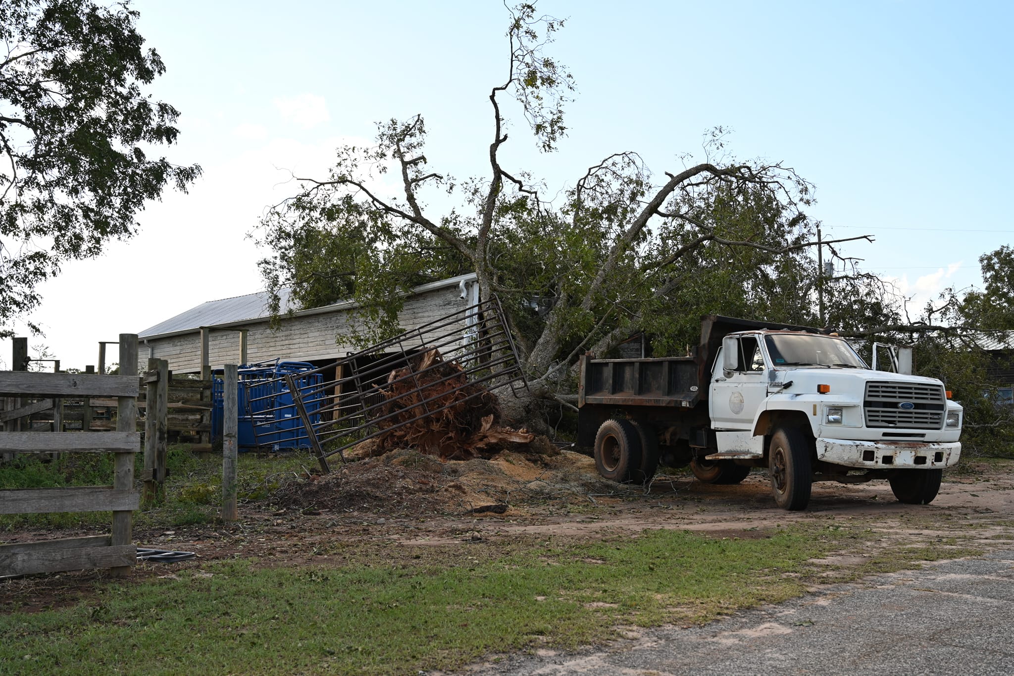 Show barn damage