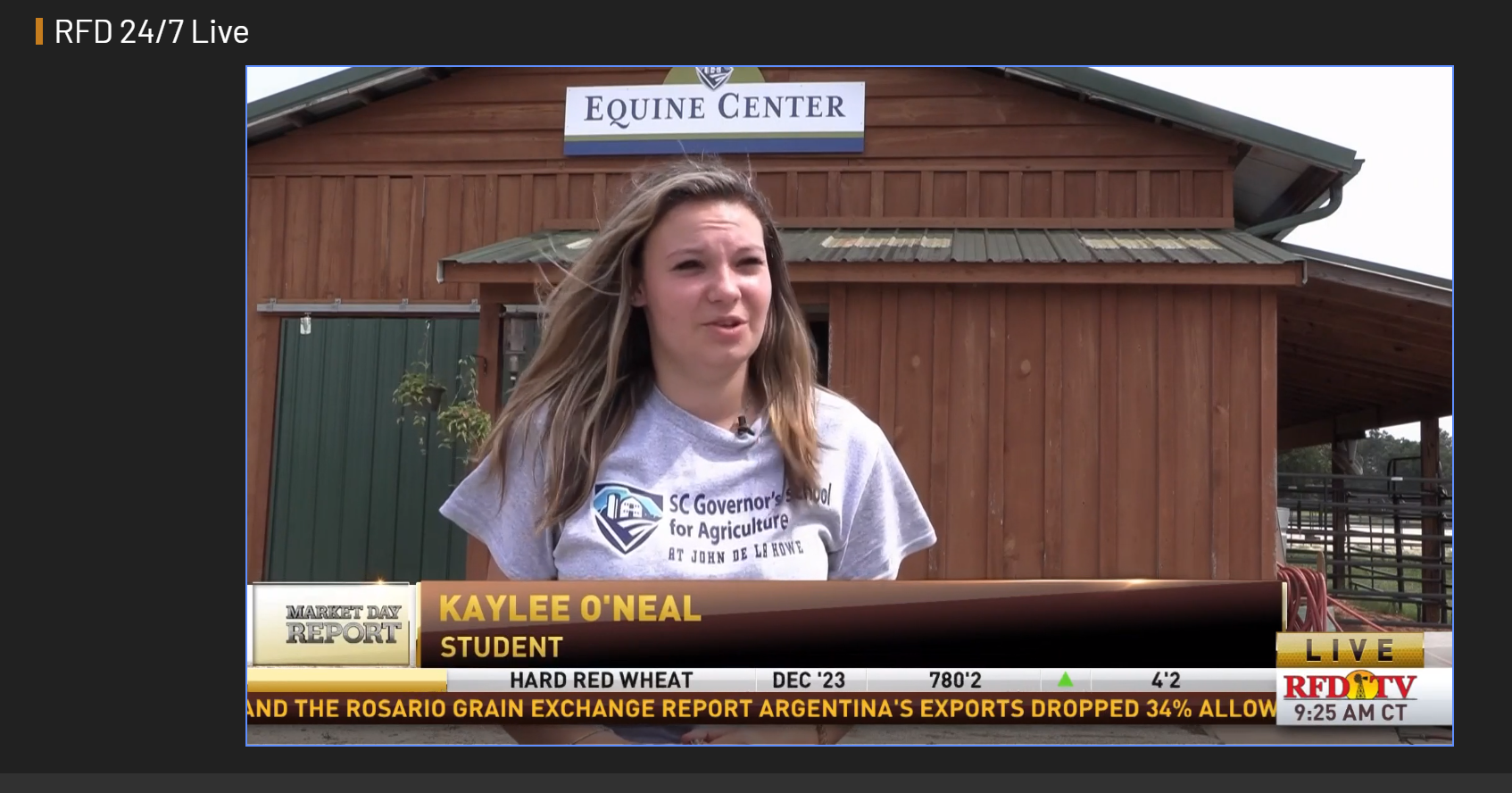 Kaylee On RFD-TV