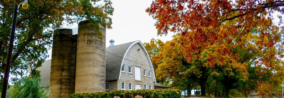 Dairy Barn in Fall